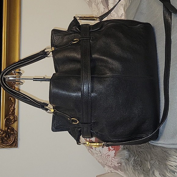 BURBERRY Belted housecheck Leather 2 way bag - Picture 6 of 17